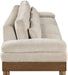 Turin - Chenille Fabric Upholstered Modular Sectional - Taupe - Simple Home Plus