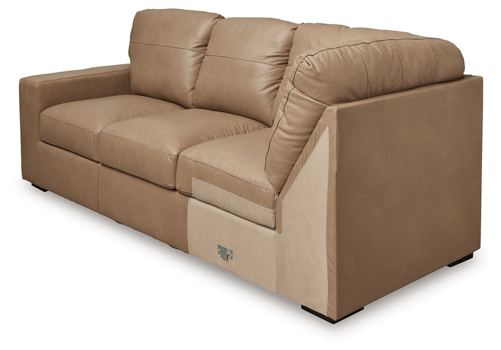 Bandon - Laf Sofa With Corner Wedge - Toffee - Simple Home Plus
