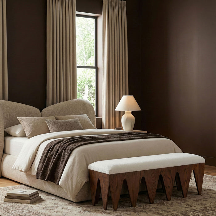 Altair - Bench - Dark Brown Base - Simple Home Plus