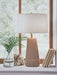 Dellner - Ceramic Table Lamp - Mocha - Simple Home Plus