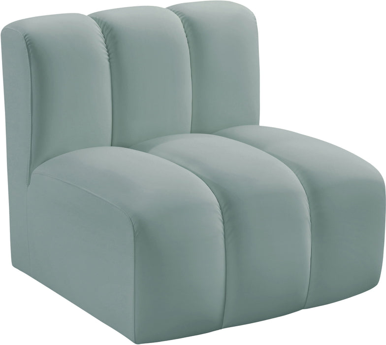 Arc - Faux Leather Straight Chair - Simple Home Plus