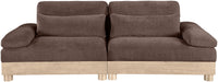 Turin - Chenille Fabric Upholstered Modular Sectional - Brown - Simple Home Plus