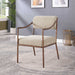 Bastille - Upholstered Dining Arm Chair (Set of 2) - Bronze Frame - Simple Home Plus