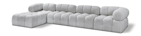 Ames - 5 Piece Fabric Modular Sectional - Simple Home Plus