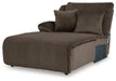 Top Tier - Laf Press Back Chaise - Chocolate - Simple Home Plus