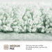 Evan - 24" x 40" Tufted Bath Rug - Seafoam - Simple Home Plus