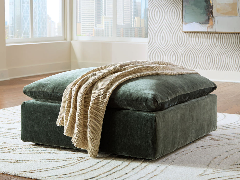 Carriage View - Jade - Oversized Accent Ottoman - Simple Home Plus