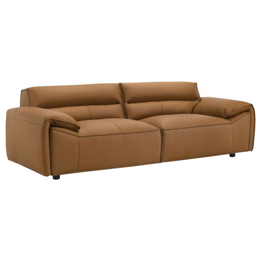 Buxton - Top Grain Leather Upholstered Sofa - Simple Home Plus