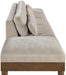 Turin - Chenille Fabric Upholstered Modular Sectional - Taupe - Simple Home Plus