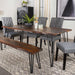 Neve - Live Edge Dining Table - Gray Sheesham - Simple Home Plus