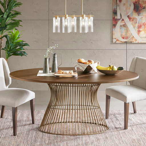 Mercer - Oval Dining Table - Bronze - Simple Home Plus