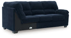 SimpleJoy - RAF Sofa With Corner Wedge - Navy - Simple Home Plus