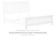 Fortman - King/Cal King Panel Footboard - White - Simple Home Plus