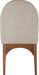 Waldorf - Chenille Dining Side Chair With Brown Legs - Simple Home Plus