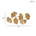 Faye - Ginkgo Leaf Wall Art - Gold - Simple Home Plus