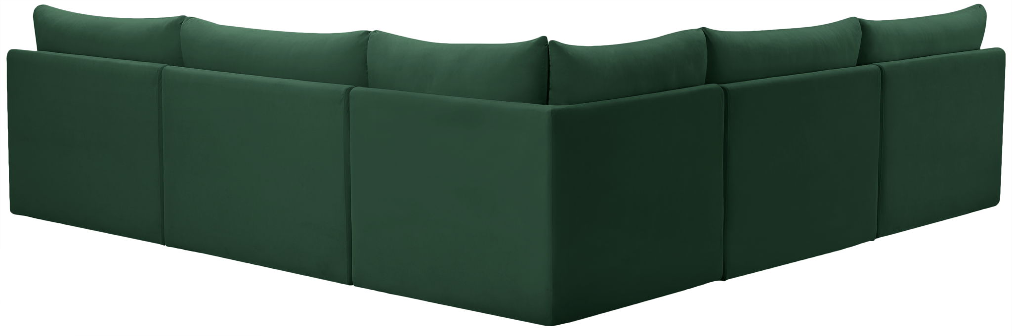 Jacob - Modular Corner Armless Sectional 5 Piece - Simple Home Plus