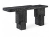 Anzio - Oak Veneer And Solid Wood Console Table - Simple Home Plus