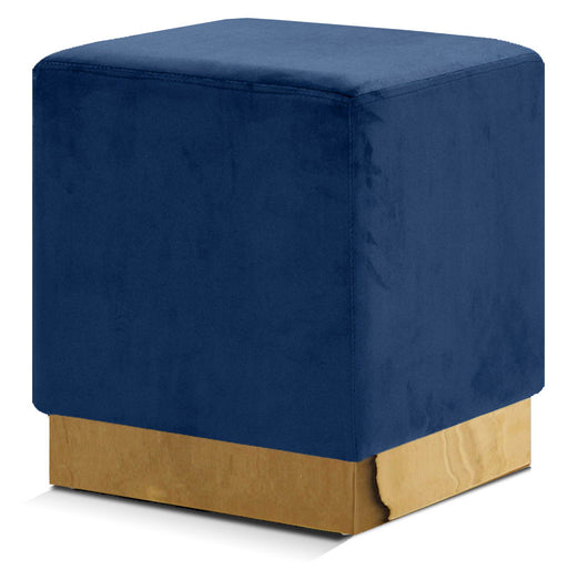 Jax - Stool Ottoman with Gold Base - Simple Home Plus