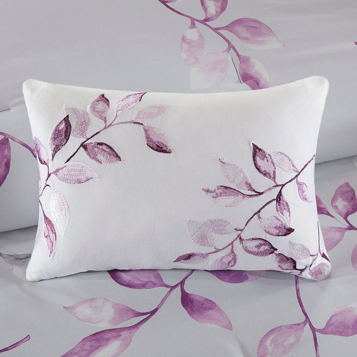 Lafael - Twin Complete Comforter And Sheet Set - Purple - Simple Home Plus