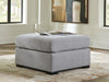 Lakepoint - Oversized Accent Ottoman - Nickel - Simple Home Plus