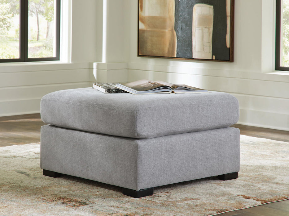 Lakepoint - Oversized Accent Ottoman - Nickel - Simple Home Plus