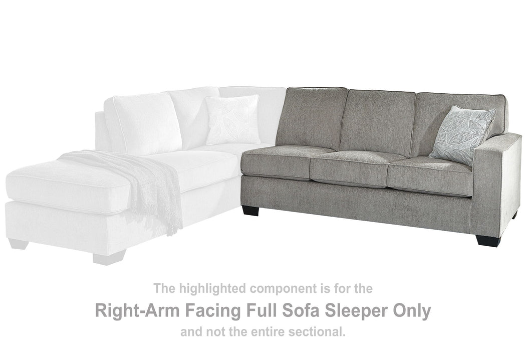 Altari - Raf Full Sofa Sleeper - Alloy - Simple Home Plus