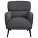 Andrea - Upholstered Crecent Arm Accent Chair - Simple Home Plus