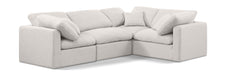 Indulge - Linen 4 Piece Modular Corner Sectional - Simple Home Plus