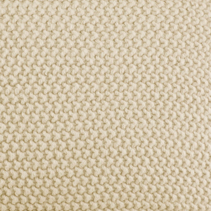 Bree Knit - Square Pillow Cover - Ivory