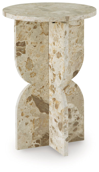 Treygan - Beige - Accent Table - Simple Home Plus