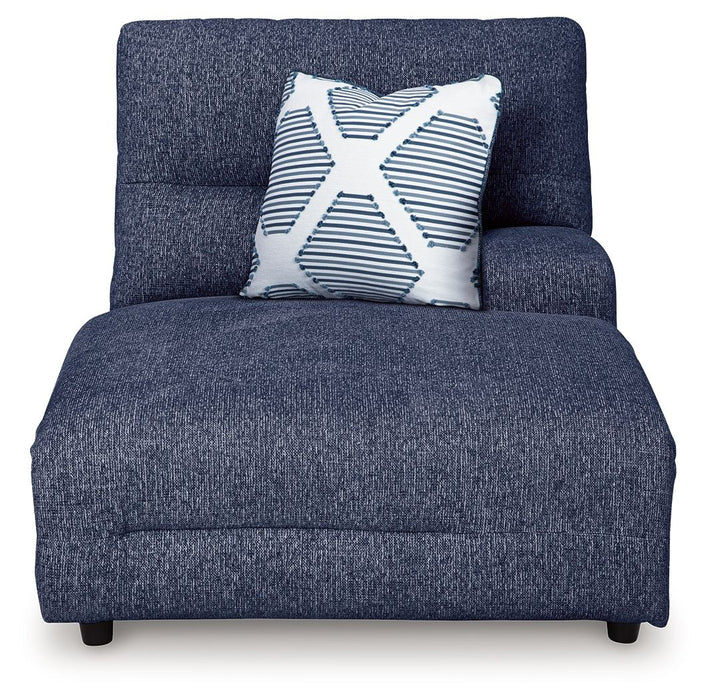 Acklen Place - Raf Power Reclining Back Chaise - Navy - Simple Home Plus