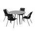 Kylie And Clip - 5 Piece Outdoor Patio Dining Set - Simple Home Plus