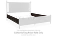 Dantenton - California King Panel Rails - Merlot - Simple Home Plus