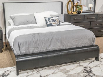 Haldenwick - Queen Upholstered Headboard - Black