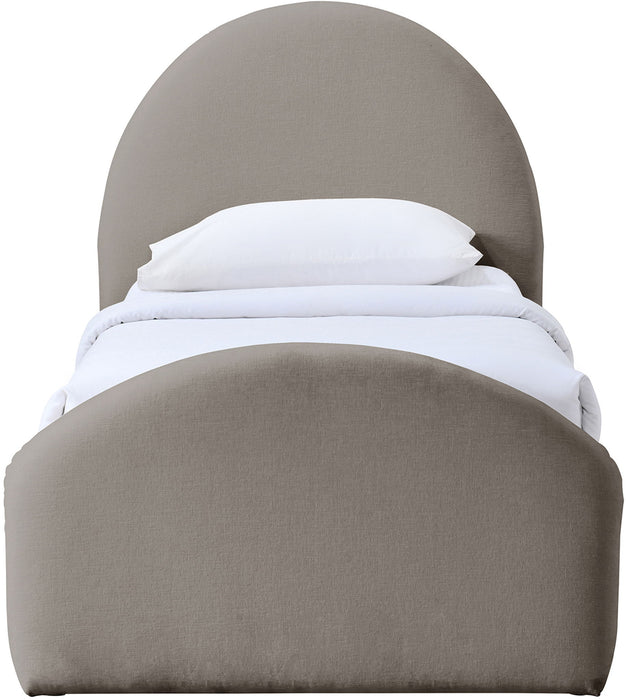 Andaz - Chenille Fabric Upholstered Bed - Simple Home Plus