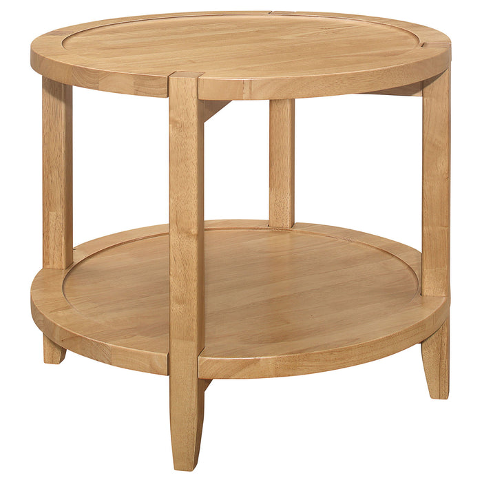 Camillo - Round Solid Wood Table - Simple Home Plus