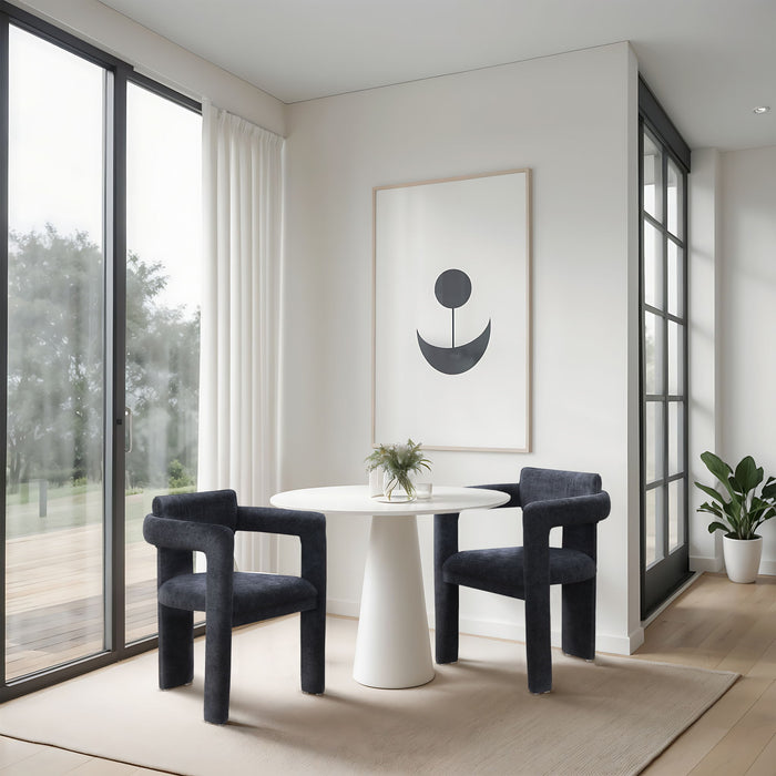 Brenda - Chenille  Dining Chair (Set of 2) - Simple Home Plus