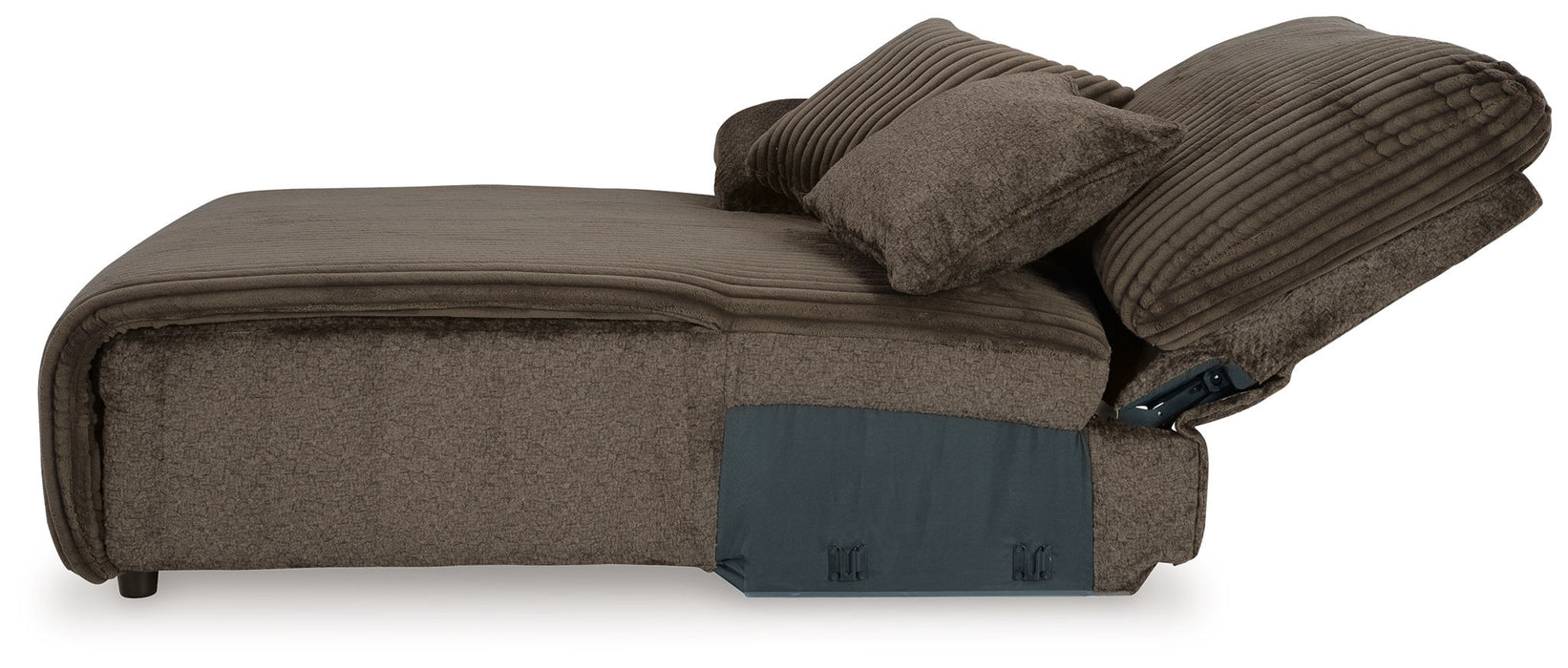 Top Tier - Laf Press Back Chaise - Chocolate - Simple Home Plus