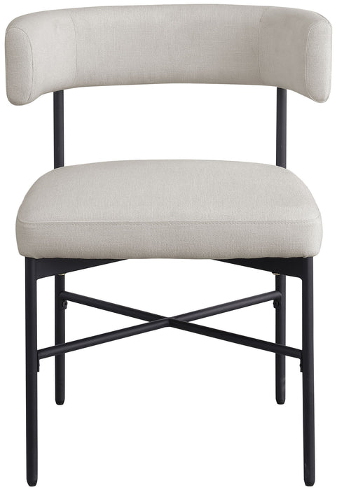 Rivage - Durable Dining Chair With Black Frame (Set of 2) - Simple Home Plus