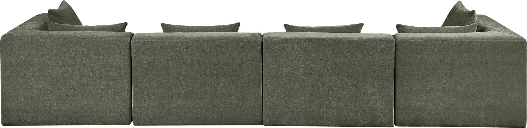 Stellar - 4 Piece Upholstered Modular Sectional - Simple Home Plus