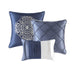Blaire - California King Comforter (Set of 7) - Navy - Simple Home Plus