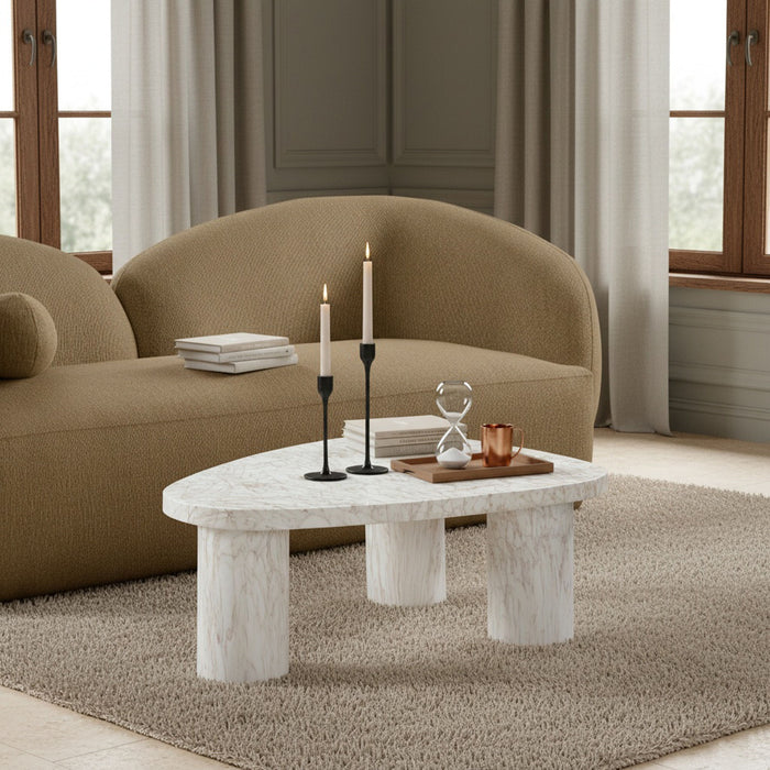 Teramo - Concrete Indoor / Outdoor Coffee Table - Simple Home Plus