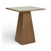 Atrium - Glass Top And Wood Base Dining Table - Simple Home Plus