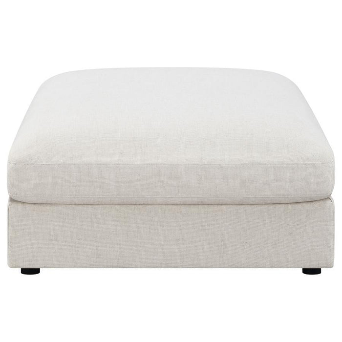 Serene - Square Upholstered Ottoman - Simple Home Plus