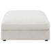 Serene - Square Upholstered Ottoman - Simple Home Plus