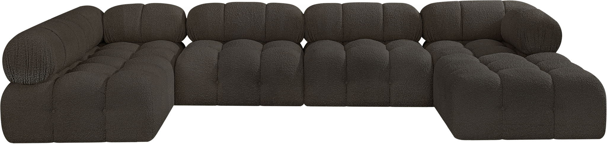Ames - 6 Piece Modular U-Shaped Sectional - Simple Home Plus