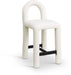 Amari - Faux Leather Stool - Simple Home Plus