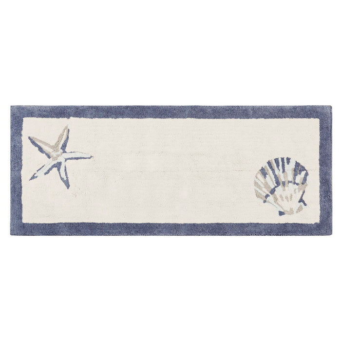 Bayside - 24" x 60" Tufted Bath Rug - Blue - Simple Home Plus