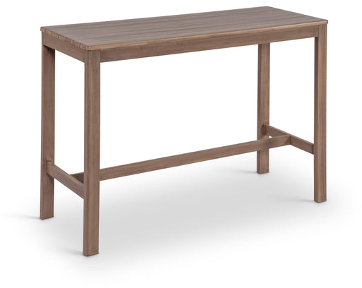 Newport - Acacia Wood Outdoor Patio Bar Table - Simple Home Plus