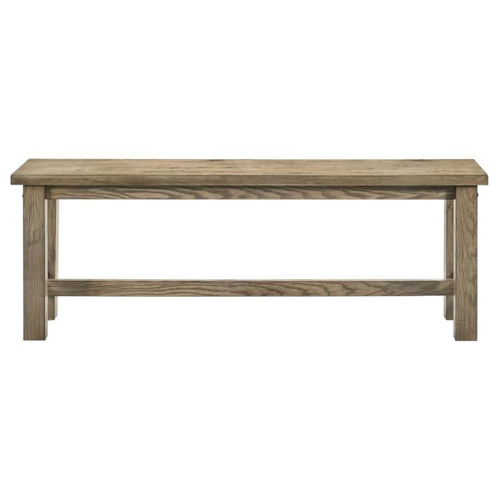 Cardova - 51" Solid Wood Dining Bench - Vineyard Oak - Simple Home Plus
